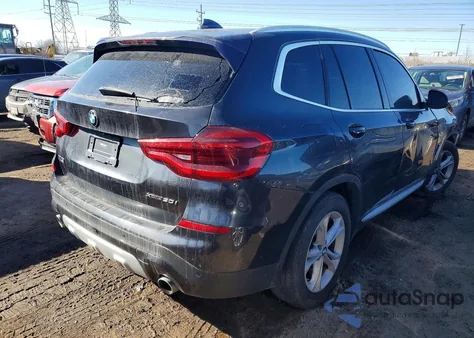2021 BMW X3 xDrive30I z USA, uszkodzony, nr VIN 5UXTY5C06M9G18215